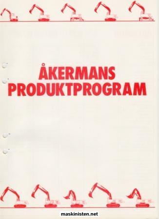Åkermans produktprogram.