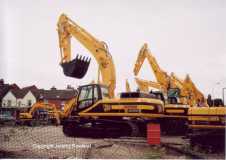 New JCB machines at the Uttoxetter factory