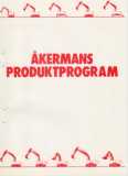 Åkermans produktprogram.
