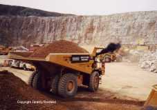 Cat 771 at Hillhead Quarry show 2003